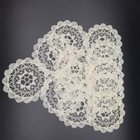 Lot Of 12 Antique Handmade Round Lace Doilies 5   