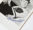 Del Crandall Signed B w Photo Card Auto Autograph