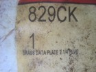 Wiremold Walker Infloor Sys 829ck Brass Communications Cover Plate New In Bag