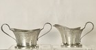 Vtg Chester Billings   Son Sterling Silver Open Sugar Bowl   Creamer Set 181 7 G