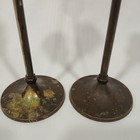 Set Of 2 Vintage Amc Silver-plated Candlesticks Made In India 7    8  As Shown