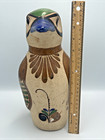 Mexican Pottery Lg  11  Bird Penguin Figurine Artist Signed Tonala Folk Art Vtg
