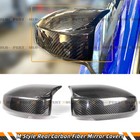 For 2003-09 Nissan 350z Z33 Jdm M Style Real Carbon Fiber Side Mirror Cover Cap