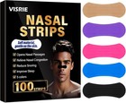 Oil-proof Adhesive Nasal Strips - 100 Extra Wide Strips For Deep Sleep   Fitness