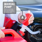 1 Pc Manual Fuel Transfer Pump Siphon Oil Gas Diesel Water Tool