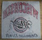 Vintage Miller Genuine Draft Beer Wisconsin 14 1 2 X 14 1 2  Felt Poster   Sign