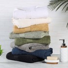 Oregon 100  Organic Cotton Thick Plush Medium Weight Solid Bath Towel Set Of 2