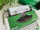 Olympia Traveller - Typewriter   1970s   Working  serviced - Green