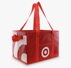 Target Collapsible Shopping Tote Box Bag -  Convenient Standing Box With Handles
