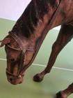 Vintage Handmade Leather Horse 16    Awesome Craftsmanship Great Detail  1900   s