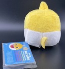 Wowwee Pinkfong Baby Shark Official Singing Song Cube Plush Yellow Toy