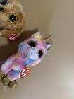 Beanie Boos Lot Of Three Nwt Stuffed Animals Owl Unicorn Puppy