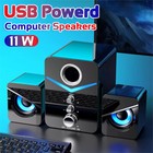 Usb Powered Computer Speakers System Stereo Bass Subwoofer For Desktop Laptop Pc
