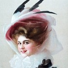 5 Diff 1909 Sophisticated Ladies Victorian Print Collection Stone Lithograph Lot