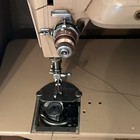 Vintage Singer Model 404 Sewing Machine Lot Tested Works   Case And Accessories 