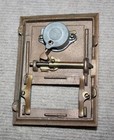 Antique Usps P O Post Office Box Postal  Box Door With Glass And A Combination