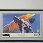 Star Wars Esb Battle Of Hoth Signed Ralph Mcquarrie Framed Lithograph 70mm Cell
