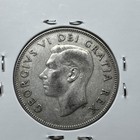 1952 Canada 50 Cents     George Vi     Half Dollar