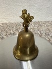 Vintage Solid Brass Bell Cherub Angel W wings Playing Horn   Silvestri Hong Kong