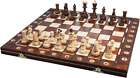 Handcrafted Wooden Chess Set 16  Hand Carved Board Pieces Full Vintage Game