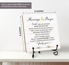 Marriage Prayer Plaque  5 x5    Anniversary Wedding Gifts For Couple  Christi   