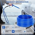 25ft Sewer Jetter Kit For Pressure Washer  5800 Psi Water Jet Drain Cleaner Hose