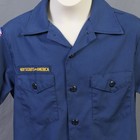 Boys Official Bsa Boy Scout Cub Scout Short Sleeve Shirt   Blue   Youth Large