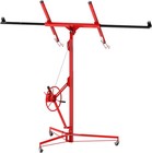 11ft Drywall Lift Plasterboard Panel Sheetrock Hoist Lifter Carrier Safety Lock