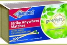  3 Boxes  Diamond Strike Anywhere Matches  300 Per Box 900 Total   New Sealed