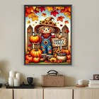 Happy Fall Scarecrow Diamond 11 8 X 15 7 Inches 