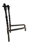 Pair Of Andirons In Wrought Iron For The Fireplace