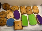 1  one  Each Wooden Beer Tap Handle Stand With Felt Lining  Read  New Choices