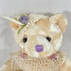 Dan Dee Collectors Choice Plush Teddy Bear With Shawl 8  - Great Condition