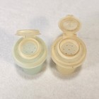 Vintage Midget Tupperware Mini 2 5  Salt Pepper Shakers Set  2