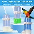 Bird Cage Water Dispenser  3 Pcs Hanging Bird Water Feeder For Cage  Parakeet   