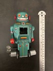 Noguchi Mechanical Mighty Robot Windup Toy Japanese Tin Japan 1960s Atomic
