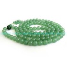 Natural 6 8mm Green Jade 108 Prayer Beads Tibet Buddhist Mala Necklace Bracelet