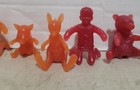 Vintage 1960s nabisco  Cereal Premiums  Winnie The Pooh Spoon Sitters  Lot Of 11