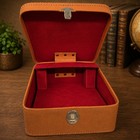 Vintage Scope Model No 3804 Binoculars 7x35 Amber Coated Optics With Case