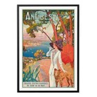 French Poster  Antibes C  te D azur France  French Vintage Advertising Print