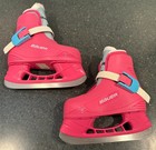 Bauer Lil Angel Pink Youth Jr Kids Ice Skates Size 6 7 Girls Champ Euc