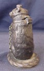 Scarce Victorian Patinated Bronze Go To Bed Bear match Safe
