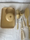 Vintage Celluloid Vanity Dresser Set