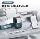 Label Maker Machine With Tape  2 Inch Portable Sticker Printer For Home School  
