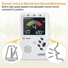 Universal Electric Metronome Tuner W lcd Display For Guitar Bass Violin Ukulele