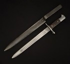 Uncommon   Krag 1894 Dated M1892 Rifle Bayonet  W  1st Pattern Hook Scabbard