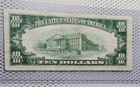  star  1953  10 Silver Certificate Star Note Blue Seal Plain Series Nice Serial 