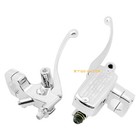 1  Motorcycle Handlebar Hydraulic Brake Master Cylinder   Clutch Lever Chrome