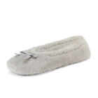Womens Soft Memory Foam Slippers Slip-on Ballerina Winter House Slippers