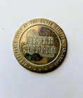 Rare 1967 Silver Slipper  5 00 Gaming Token Sterling Silver Las Vegas 41 Grams 